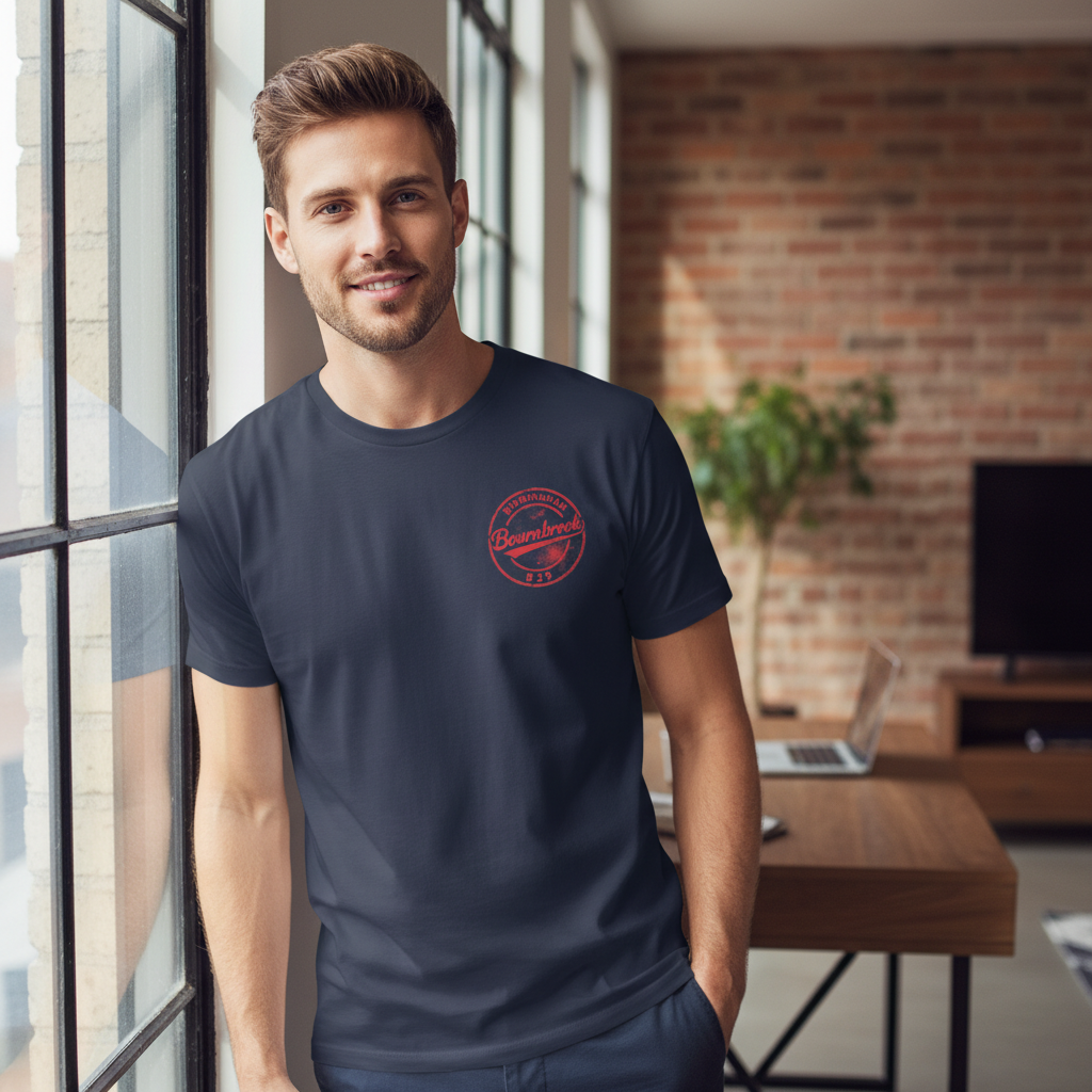 Bournbrook - T-Shirt - B29 Vintage Stamp Design