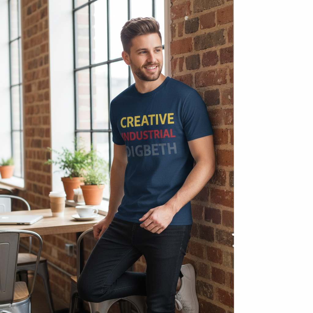Digbeth - T-Shirt - Minimal Type Stack Design
