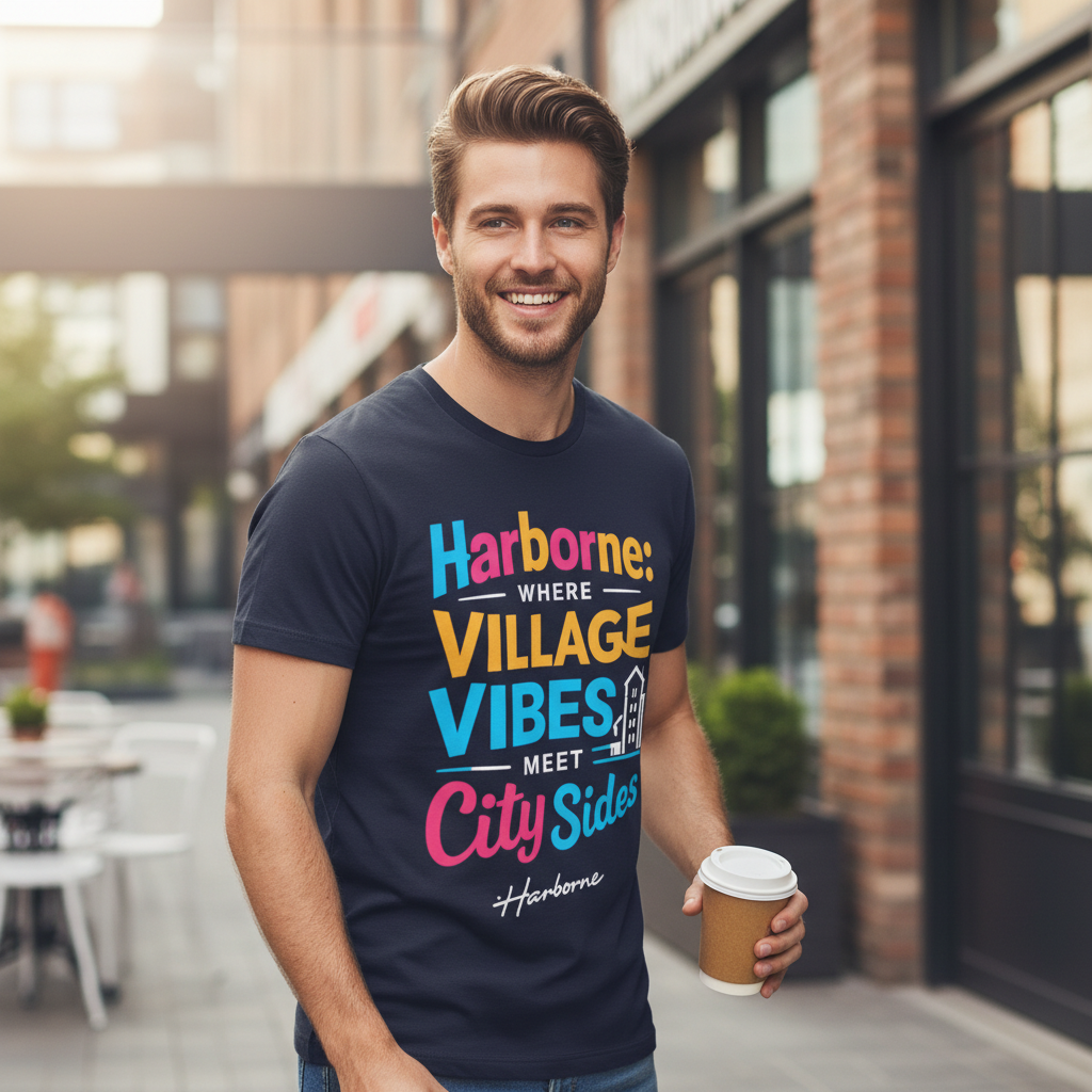 Harborne - T-Shirt - Say it…Harborne Design
