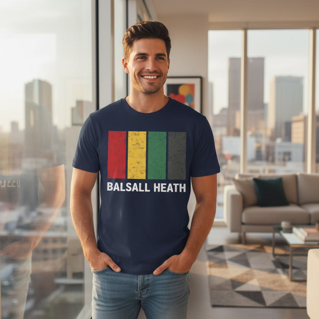 Balsall Heath - T-Shirt - Colour Block Design