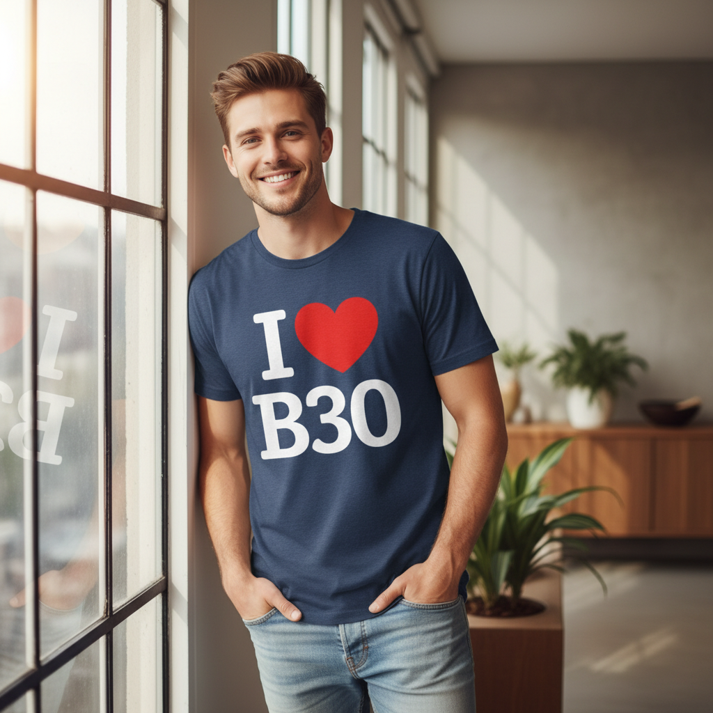 Stirchley - T-Shirt - I heart B30 Design