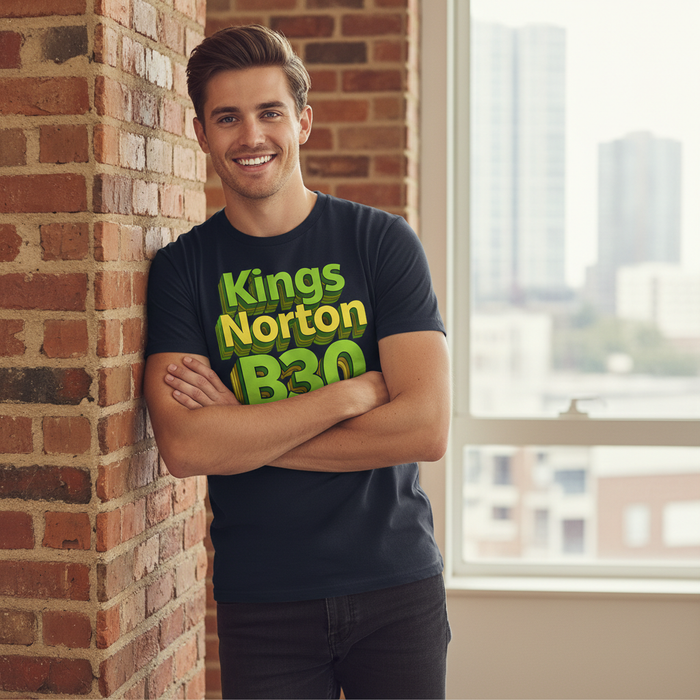 Kings Norton - T-Shirt - Bold 3D Type Design