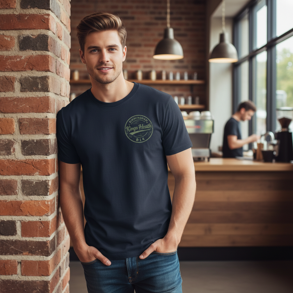 Kings Heath - T-Shirt - B14 Vintage Stamp Design