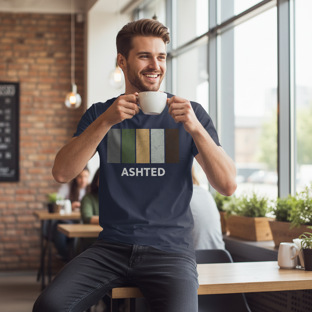 Ashted - T-Shirt - Colour Block Design