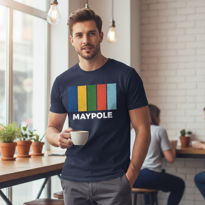 Maypole - T-Shirt - Colour Block Design