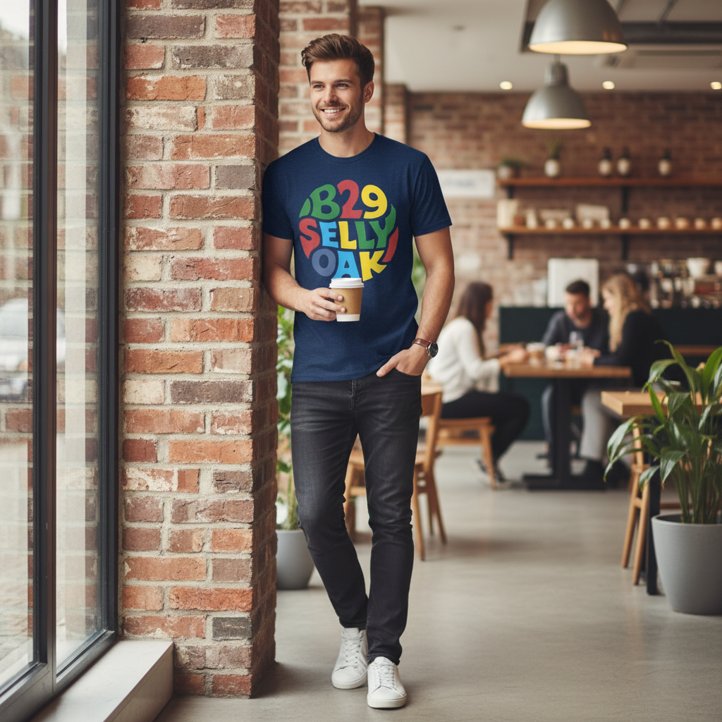 Selly Oak - T-Shirt - Colour Burst Design
