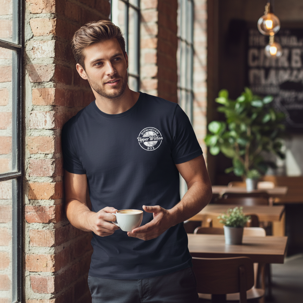 Upper Witton - T-Shirt - B23 Vintage Stamp Design