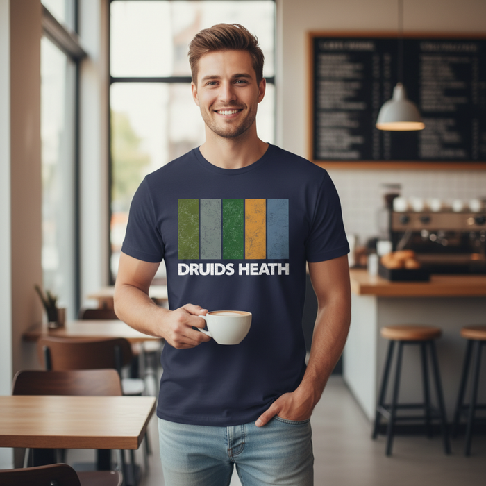 Druids Heath - T-Shirt - Colour Block Design