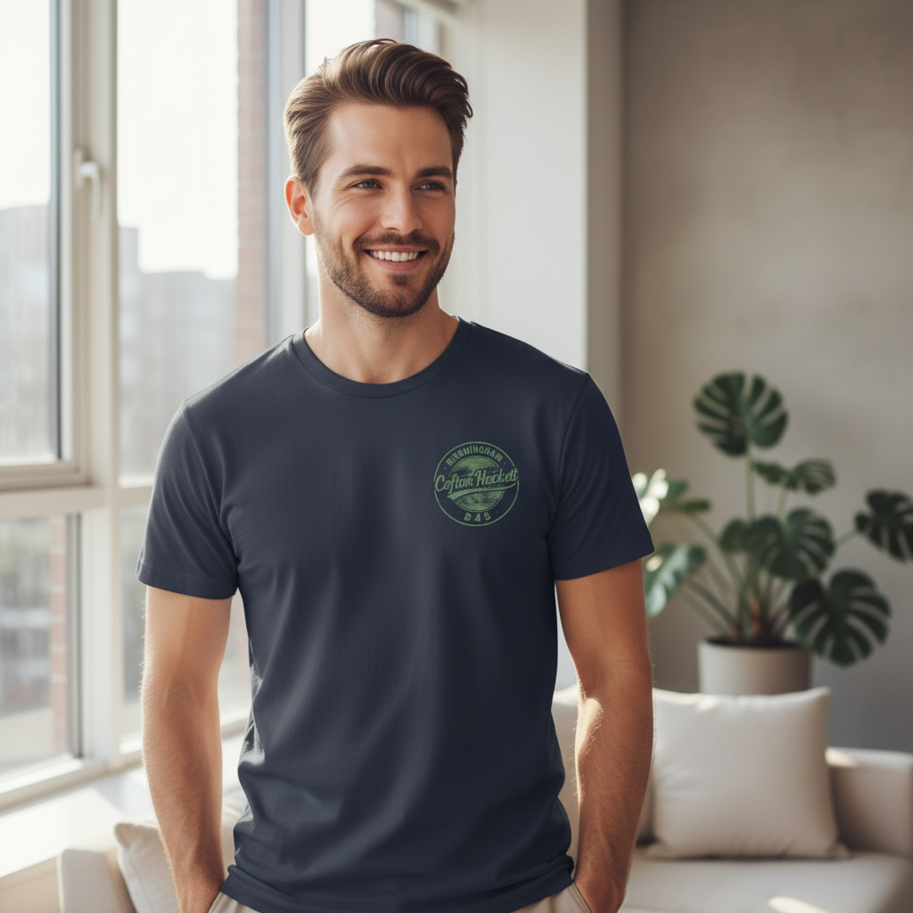 Cofton Hackett - T-Shirt - B45 Vintage Stamp Design