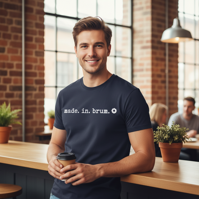 Birmingham - T-Shirt  - Made in Brum - Stamped Type Tee