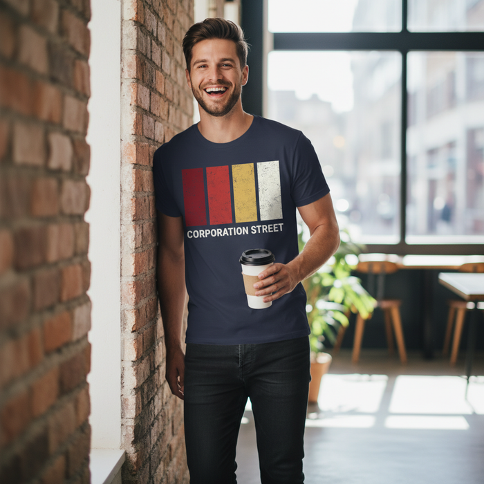 Corporation Street  - T-Shirt - Colour Block Design