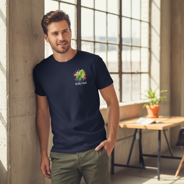 Selly Oak - T-Shirt - Colour Splash Design - Leaf