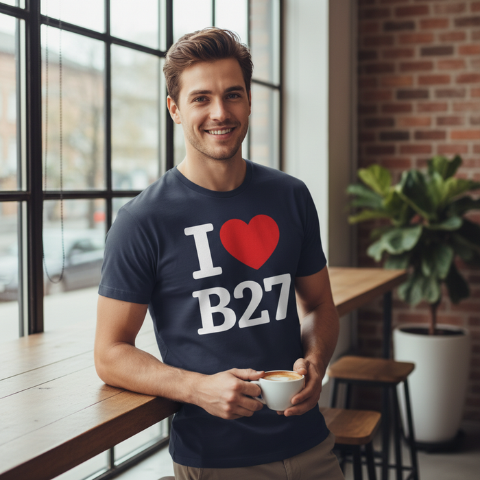 Acocks Green - T-Shirt - I Heart B27 Design