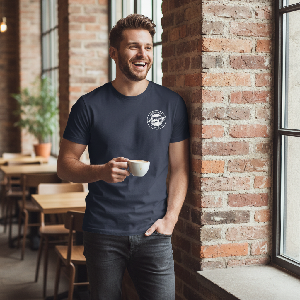 Highgate - T-Shirt - B12 Vintage Stamp Design