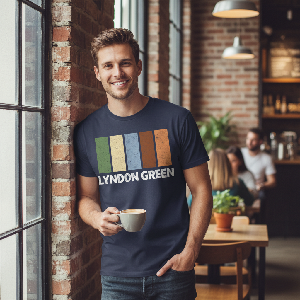 Lyndon Green - T-Shirt - Colour Block Design
