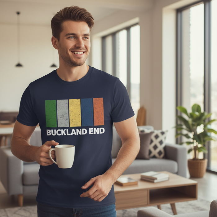 Buckland End - T-Shirt - Colour Block Design