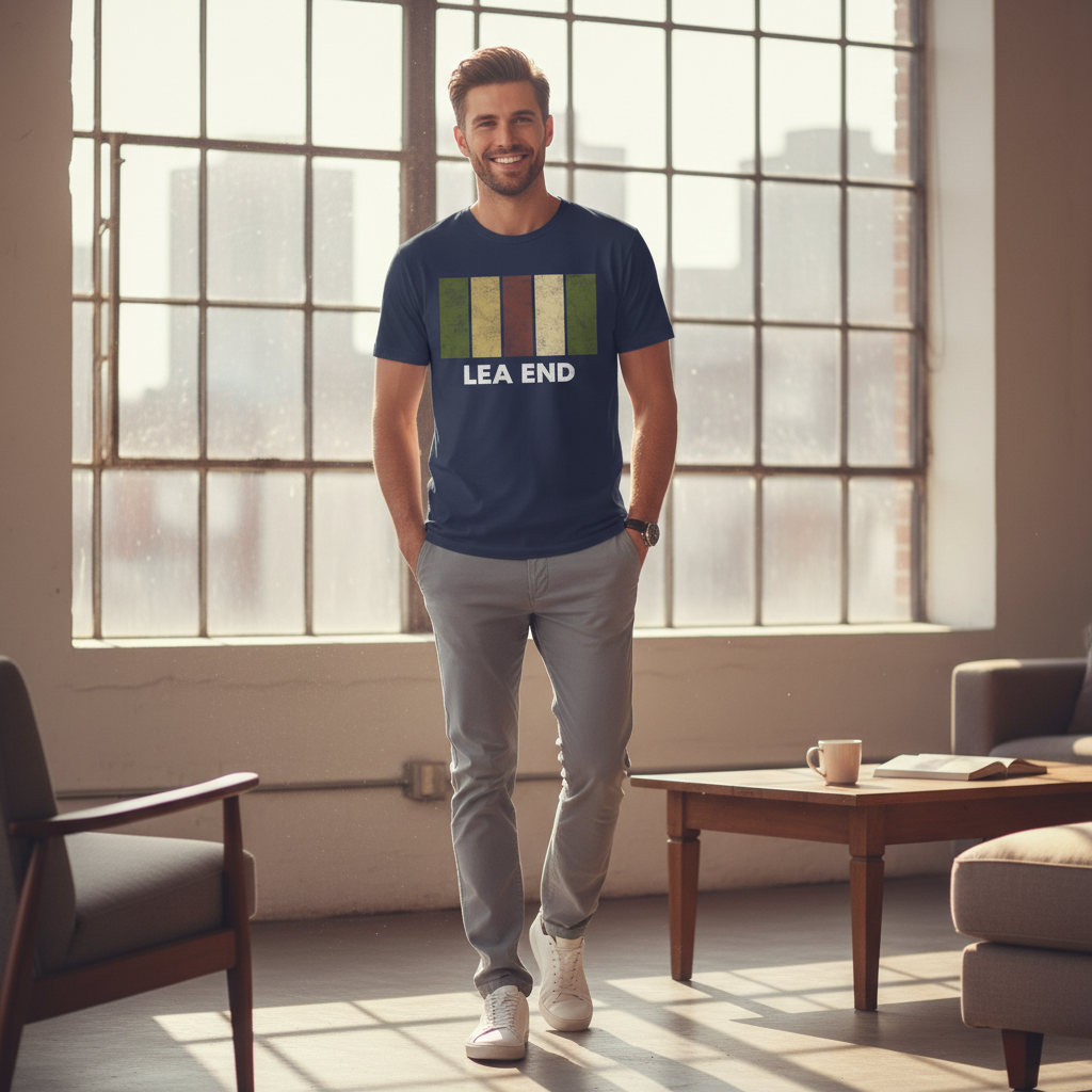 Lea End - T-Shirt - Colour Block Design