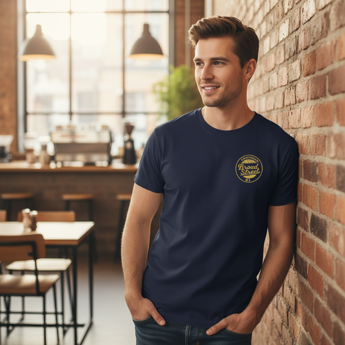 Broad Street - T-Shirt - B1 Vintage Stamp Design
