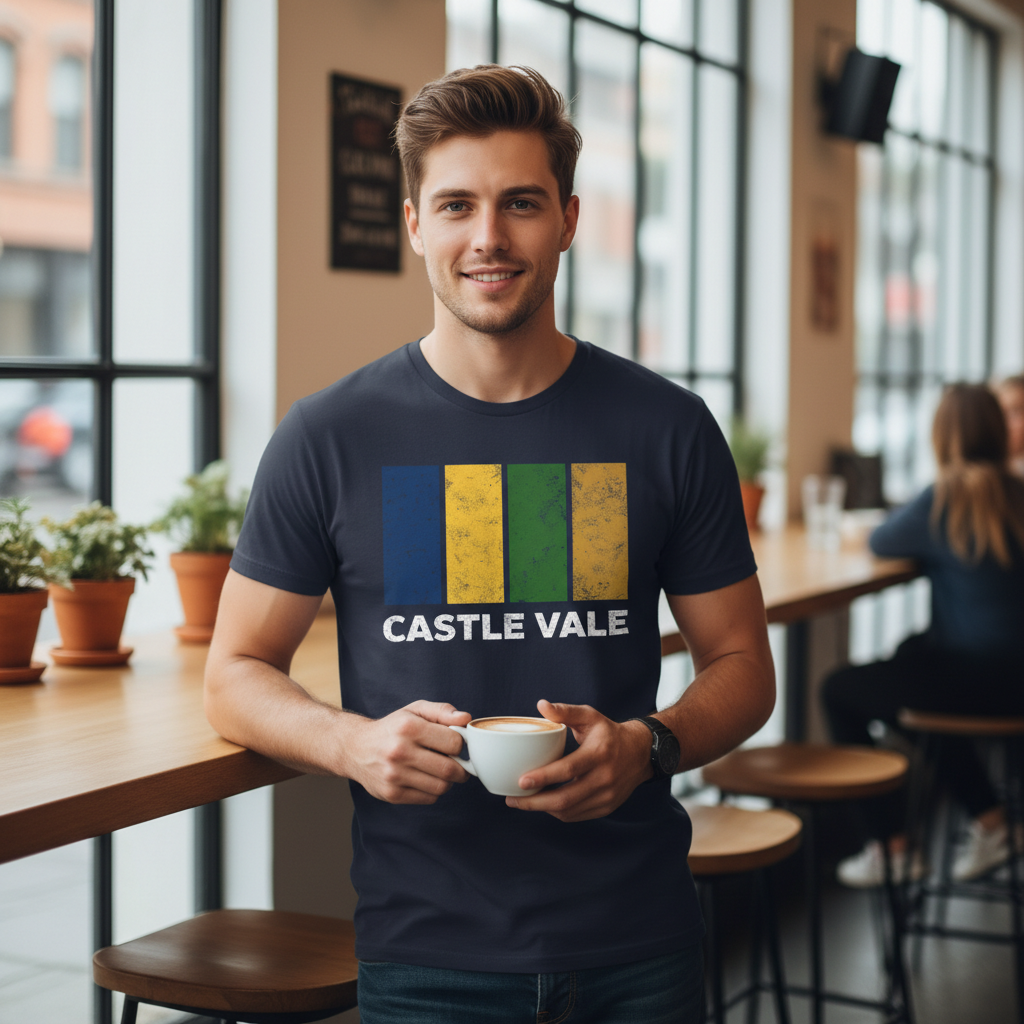 Castle Vale - T-Shirt - Colour Block Design