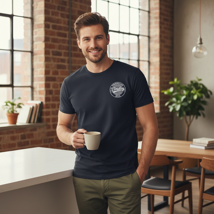 Elmdon - T-Shirt - B92 Vintage Stamp Design