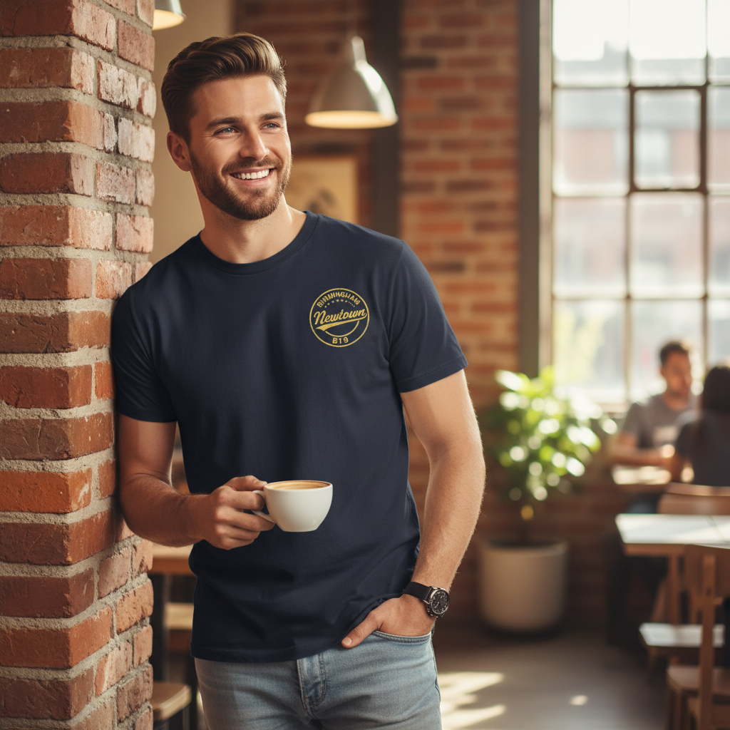 Newtown - T-Shirt - B19 Vintage Stamp Design