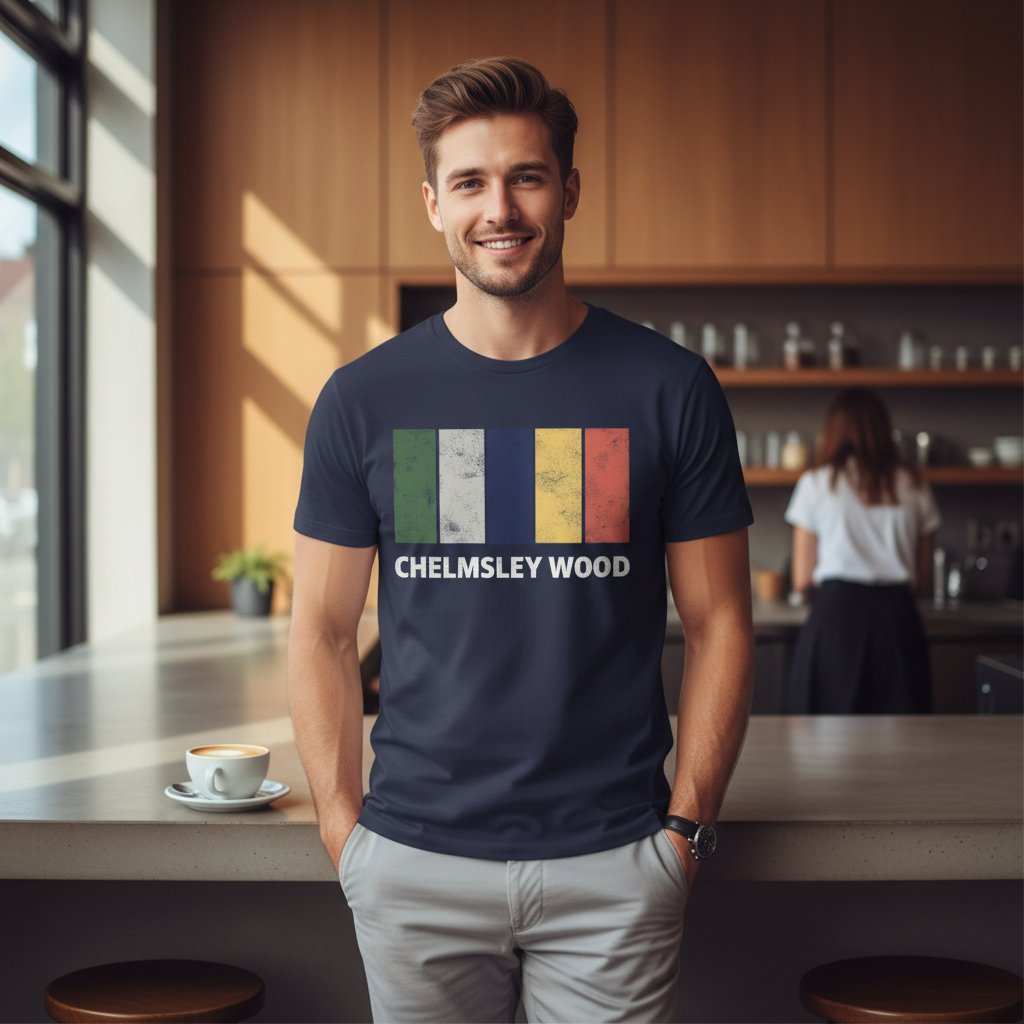 Chelmsley Wood - T-Shirt - Colour Block Design