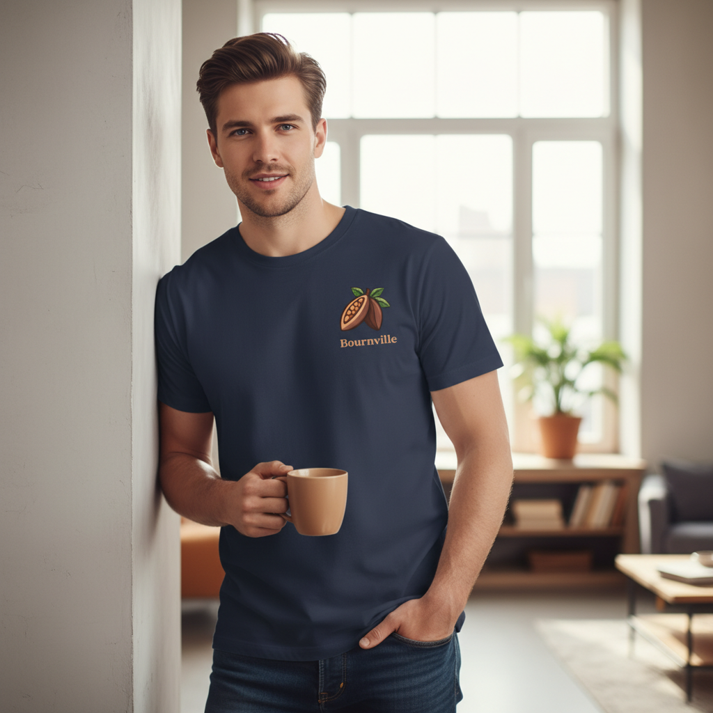 Bournville - T-Shirt - Bold Indie Design - Cocoa bean