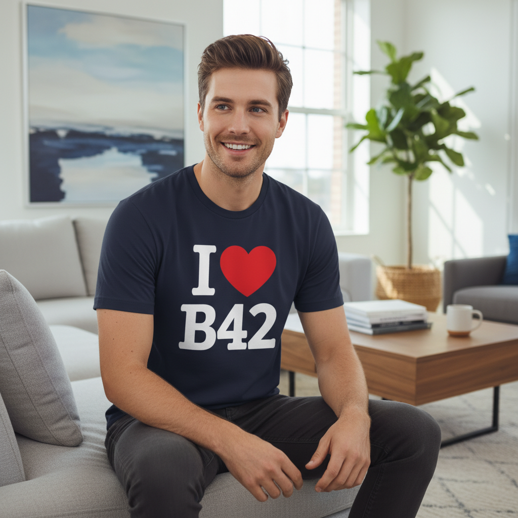 Great Barr - T-Shirt - I Heart B42 Design