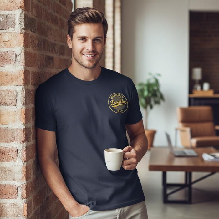 Lozells - T-Shirt - B19 Vintage Stamp Design
