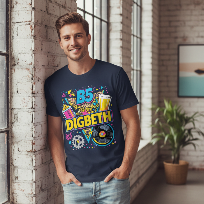 Digbeth - T-Shirt - Playful Neon Vibe Design