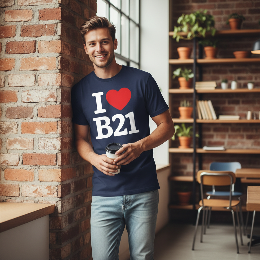 Handsworth - T-Shirt - I Heart B21 Design