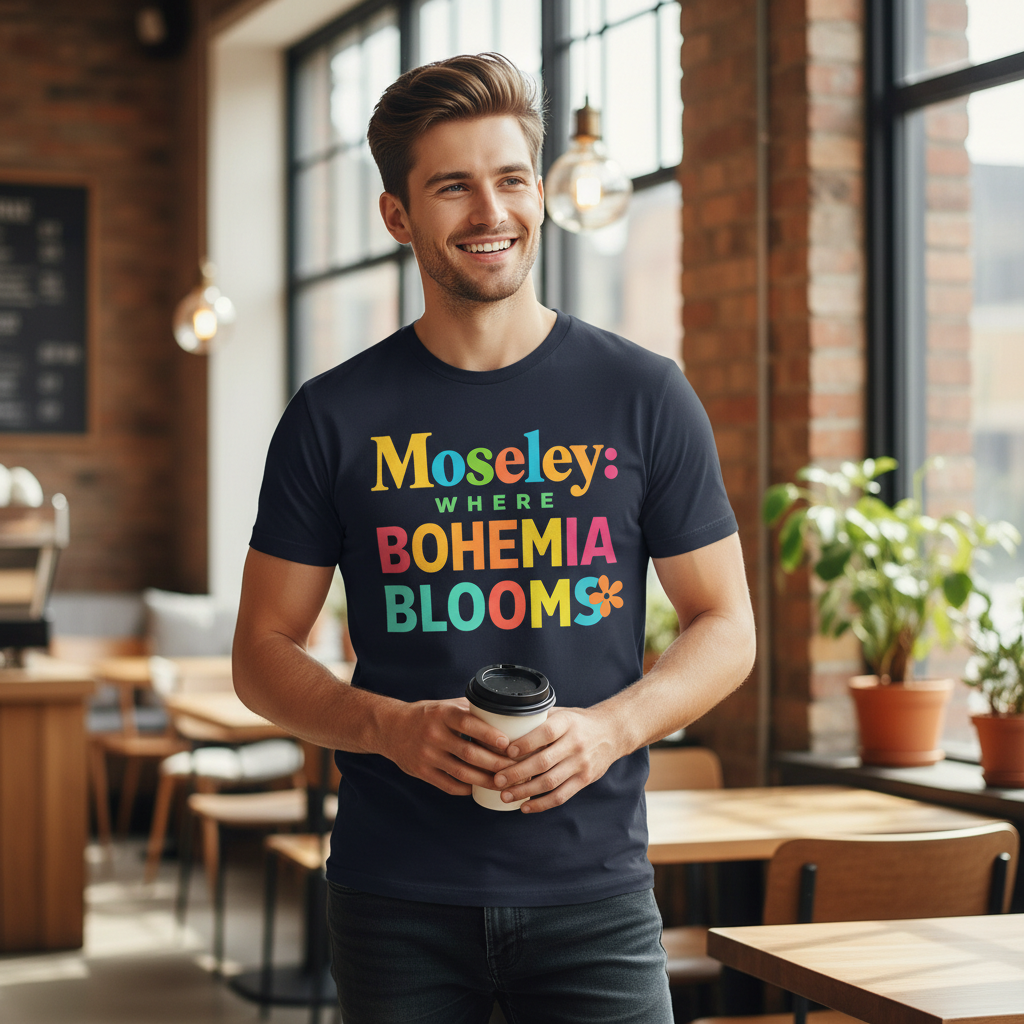 Moseley - T-Shirt - Say it…Moseley Design