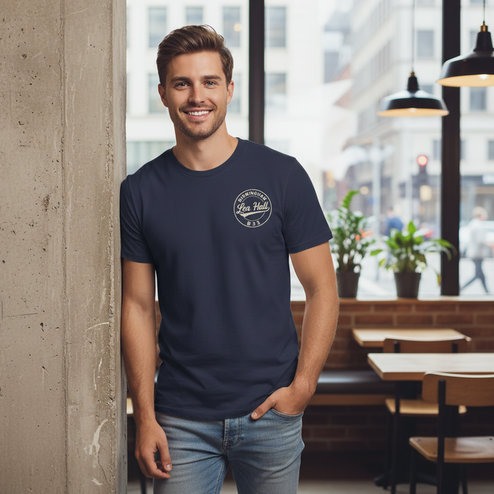 Lea Hall - T-Shirt - B33 Vintage Stamp Design