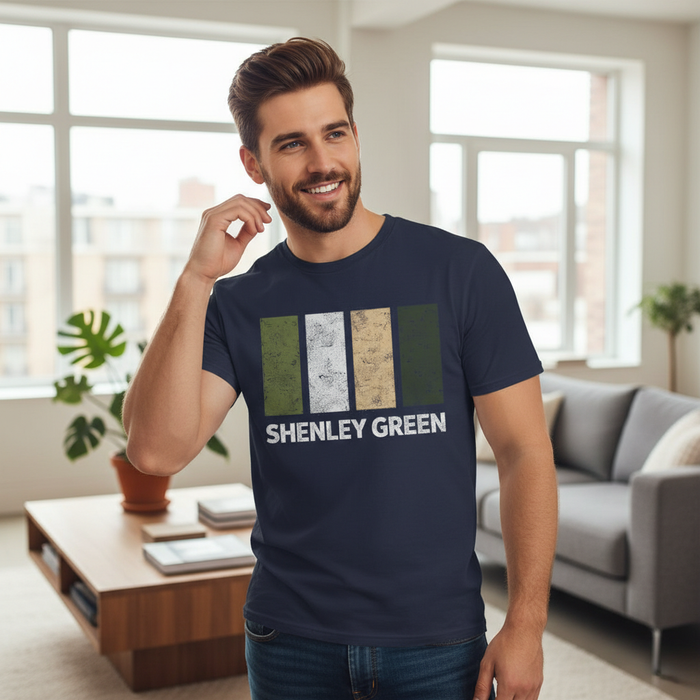 Shenley Green - T-Shirt - Colour Block Design