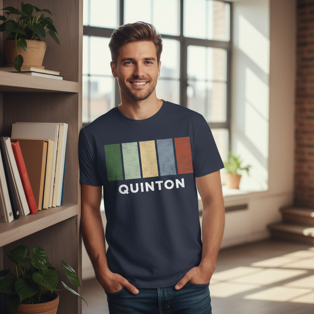 Quinton - T-Shirt - Colour Block Design