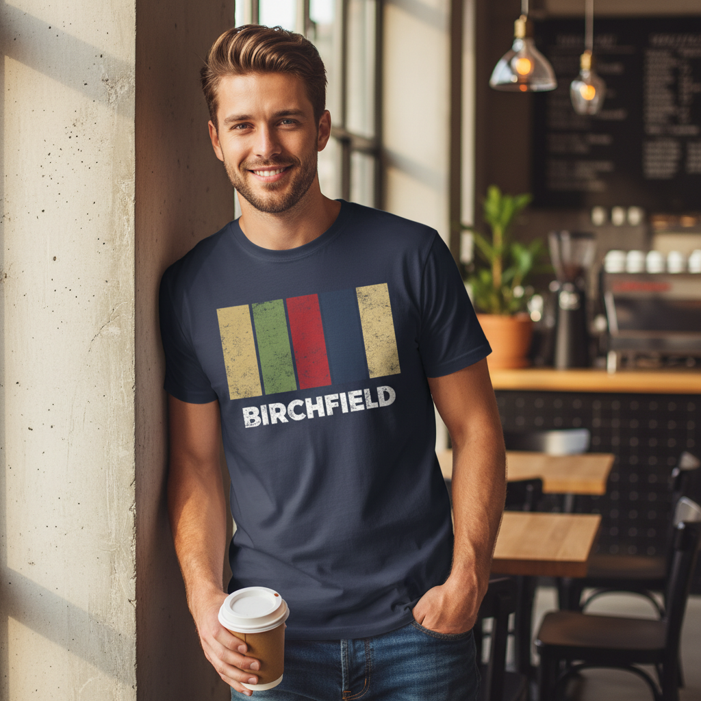 Birchfield - T-Shirt - Colour Block Design