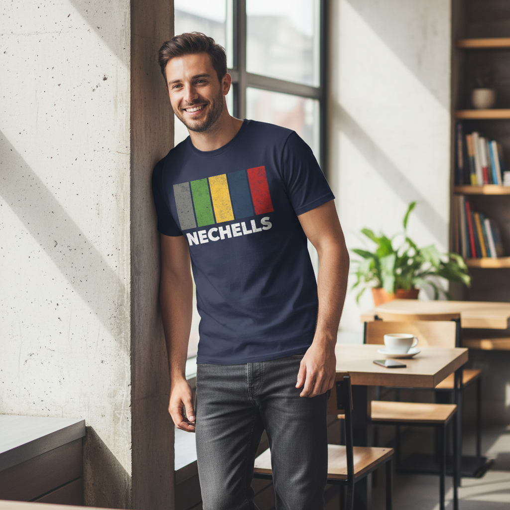 Nechells - T-Shirt - Colour Block Design