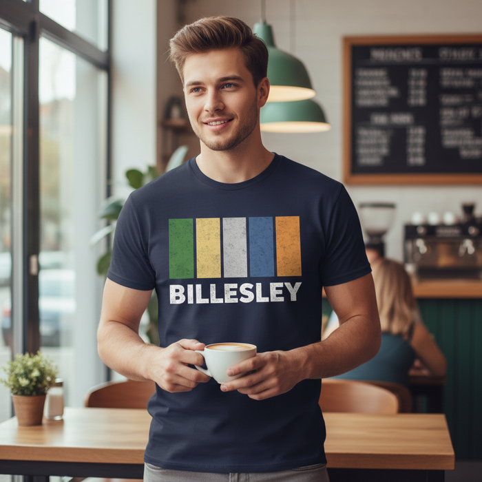 Billesley - T-Shirt - Colour Block Design
