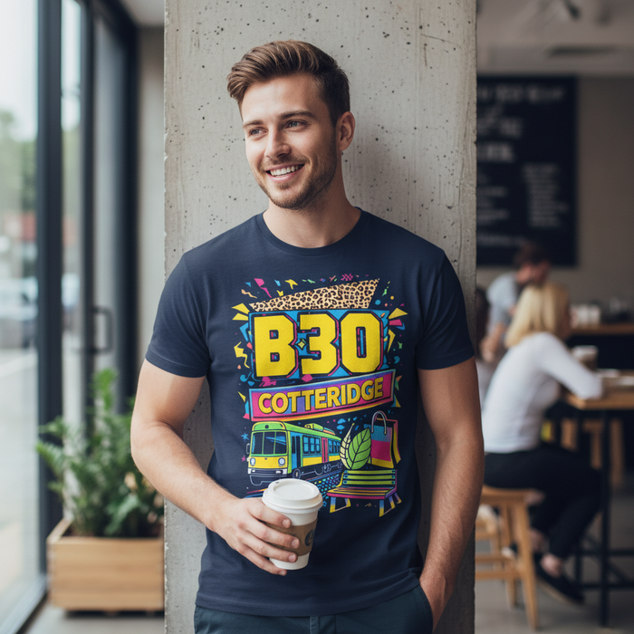 Cotteridge - T-Shirt - Playful Neon Vibe Design