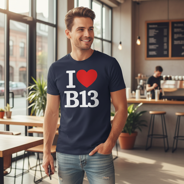 Moseley - T-Shirt - I heart B13 Design