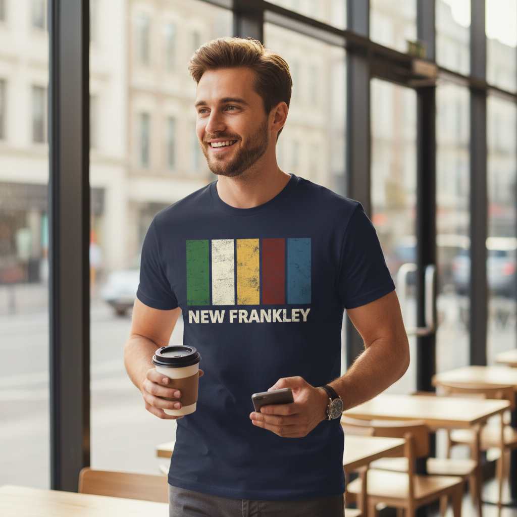 New Frankley - T-Shirt - Colour Block Design