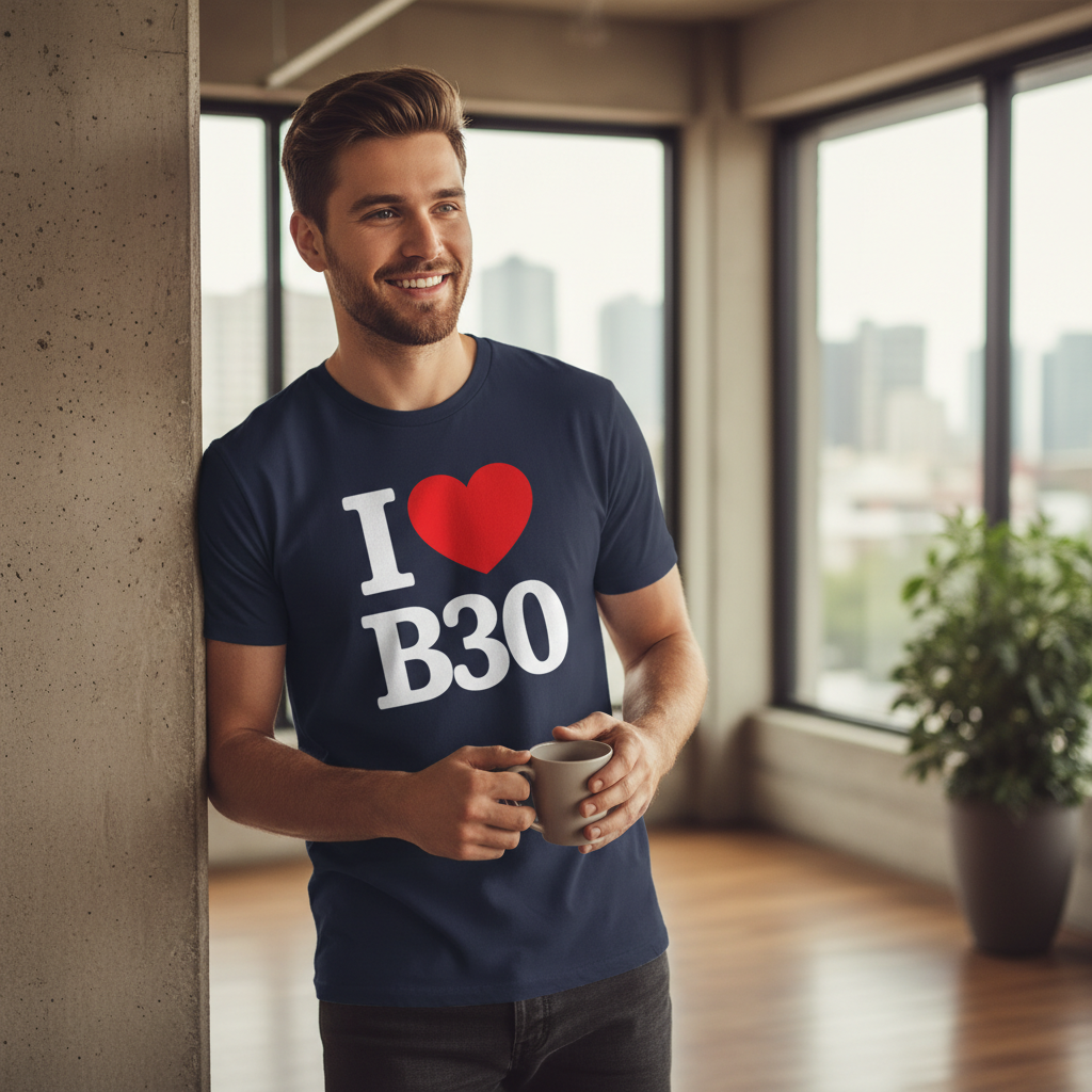 Cotteridge - T-Shirt - I heart B30 Design