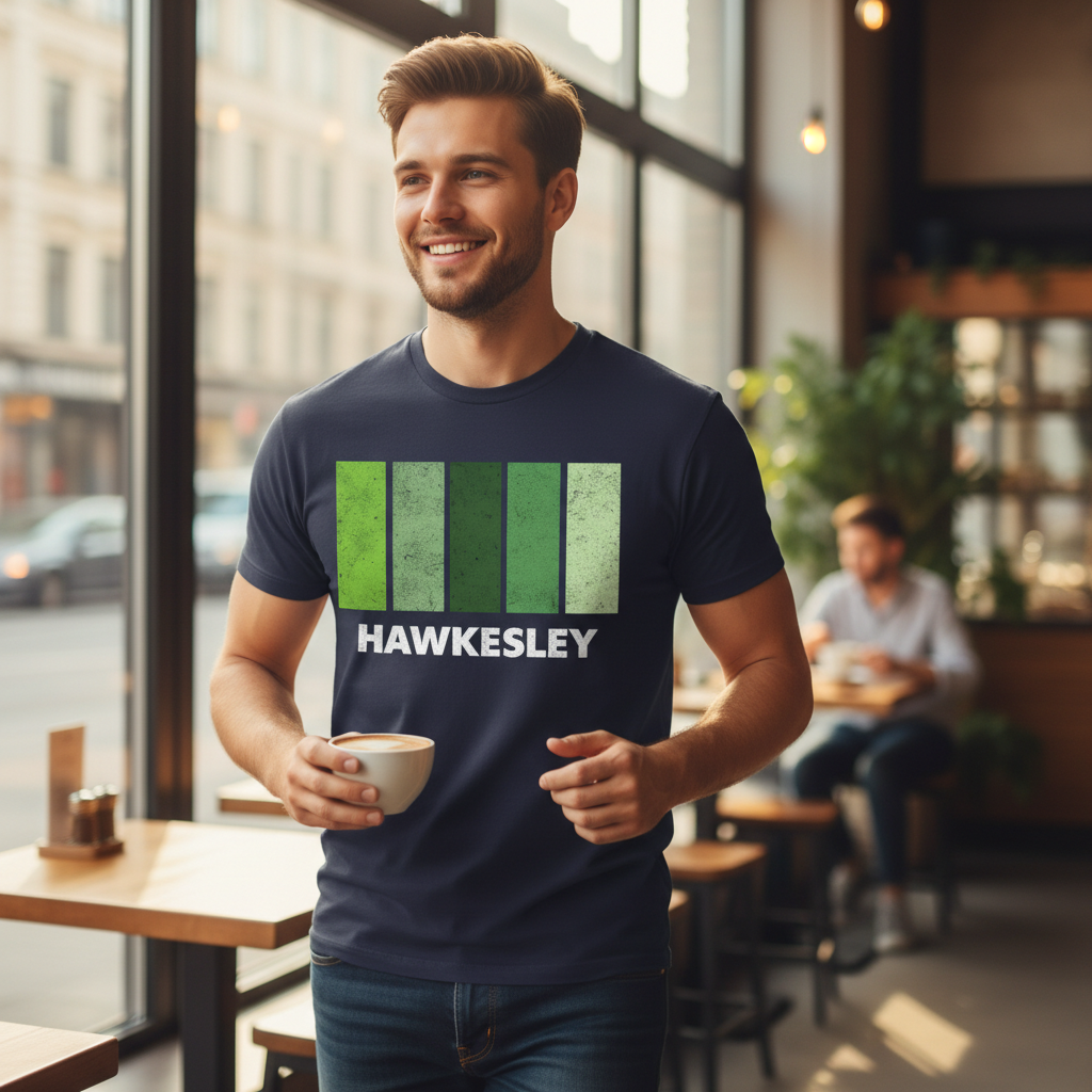 Hawkesley - T-Shirt - Colour Block Design