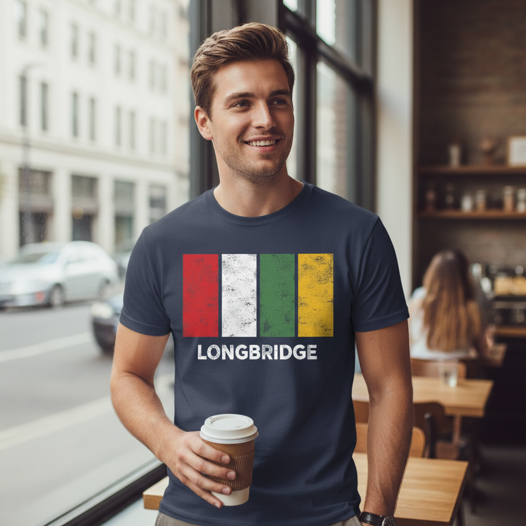 Longbridge - T-Shirt - Colour Block Design
