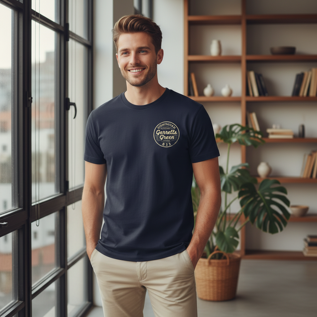 Garretts Green - T-Shirt - B33 Vintage Stamp Design