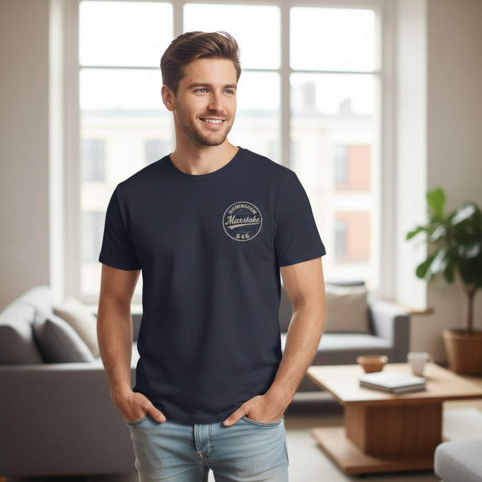 Maxstoke - T-Shirt - B46 Vintage Stamp Design