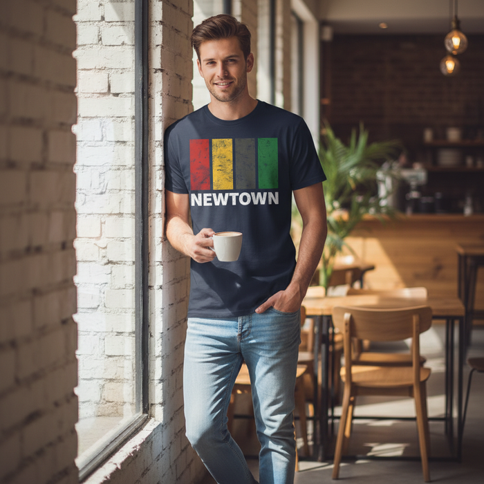 Newtown - T-Shirt - Colour Block Design