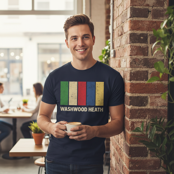 Washwood Heath - T-Shirt - Colour Block Design