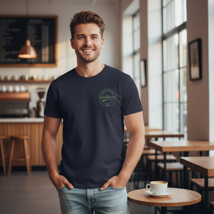 Pelham - T-Shirt - B8 Vintage Stamp Design