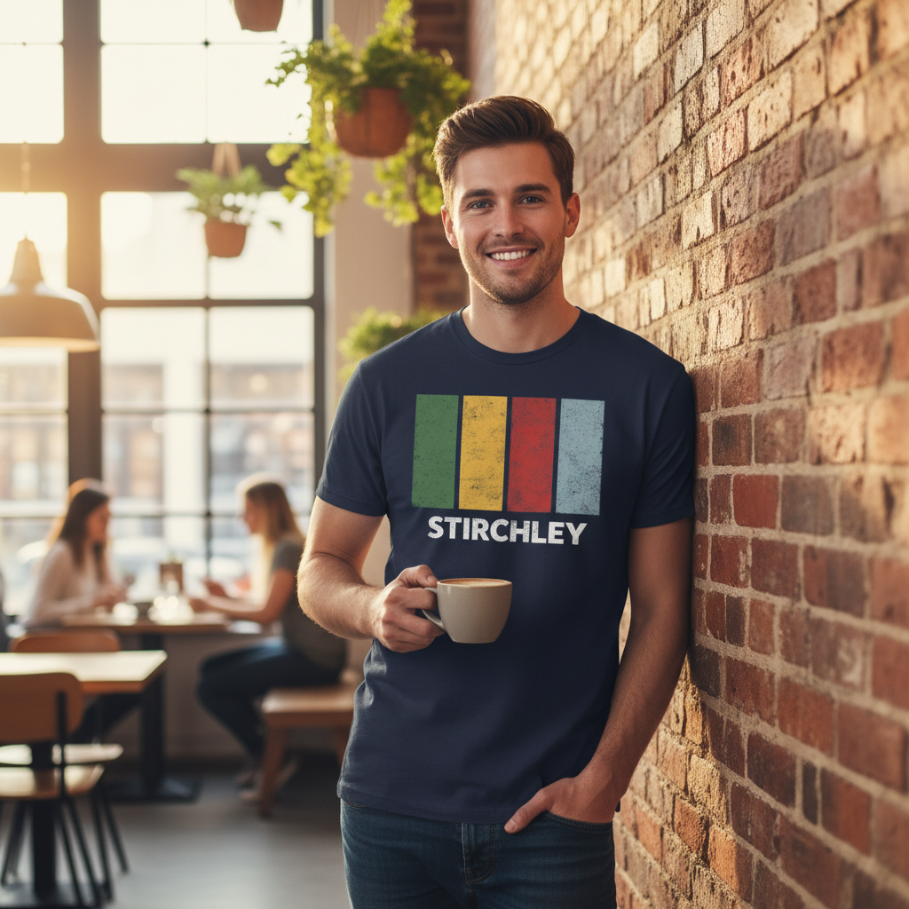 Stirchley - T-Shirt - Colour Block Design